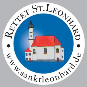 Reklame für die Rettung von St. Leonhard