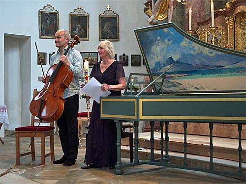 Meinhard Holler und Caroline Bergius in St. Leonhard